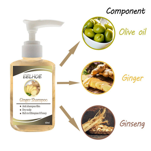 Ginger Root Hair Regeneration Shampoo – Anti-Hair Loss & Growth