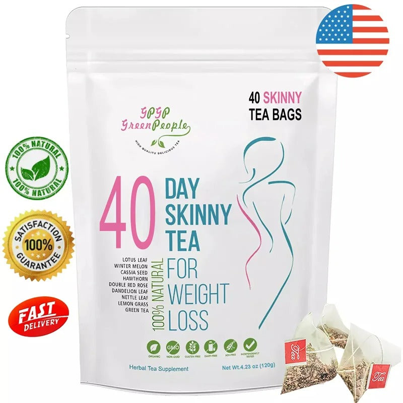 40 Day Herbal Detox Tea for Weight Loss & Wellness FREE SHIPPING WORLDWIDE