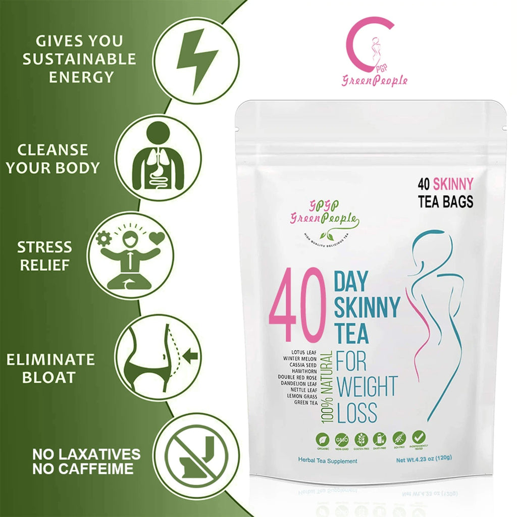 40 Day Herbal Detox Tea for Weight Loss & Wellness FREE SHIPPING WORLDWIDE