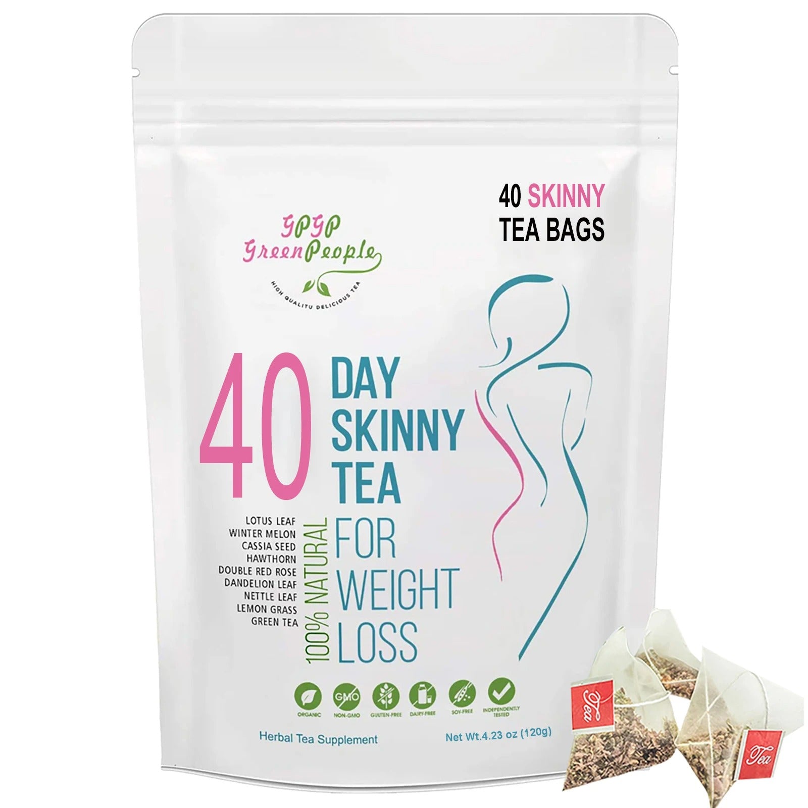 40 Day Herbal Detox Tea for Weight Loss & Wellness FREE SHIPPING WORLDWIDE